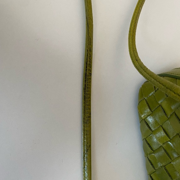 Olive green genuine leather vintage 90’s BoBo Bags CA crossbody - Picture 5 of 6
